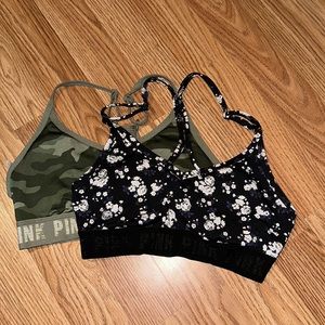 Victoria’s Secret pink sports bras